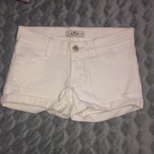 Hollister White shorts size 0